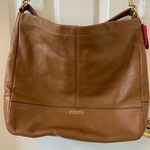 tan coach bag